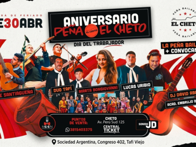 Peña El Cheto - Primer Aniversario